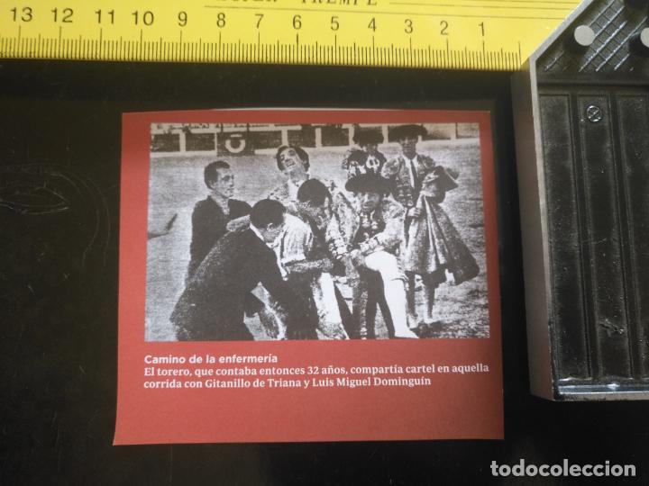 Outros artigos de papel: RECORTE DE PRENSA O REVISTA - TORO TORERO MANOLETE CAMINO DE LA ENFERMERIA