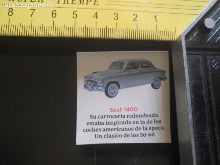 Outros artigos de papel: RECORTE DE PRENSA O REVISTA - COCHE, SEAT 1400