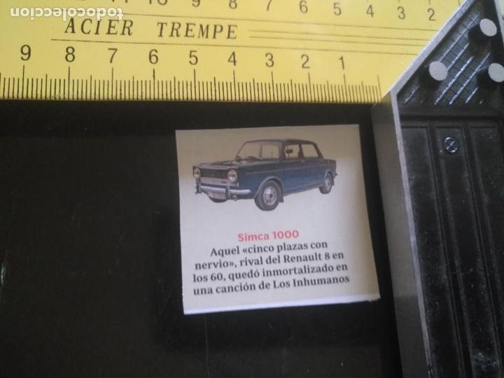 Outros artigos de papel: RECORTE DE PRENSA O REVISTA - COCHE SIMCA 1000