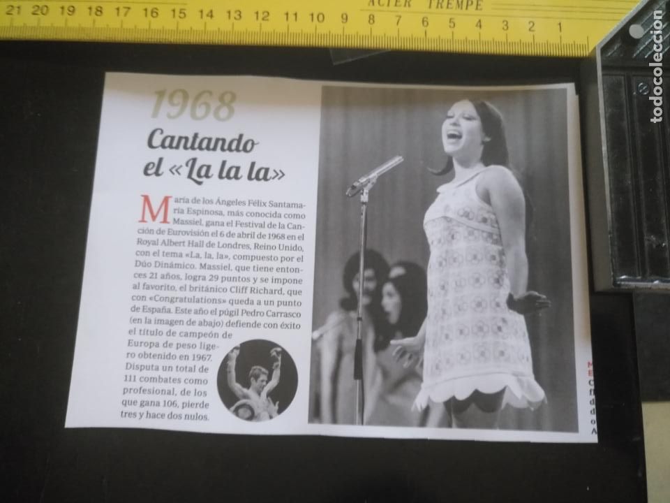 Otros Art&iacute;culos de Coleccionismo en Papel: RECORTE DE PRENSA O REVISTA - EUROVISION MASIEL MARIA DE LOS ANGELES FELIX SANTAMARIA ESPINOSA