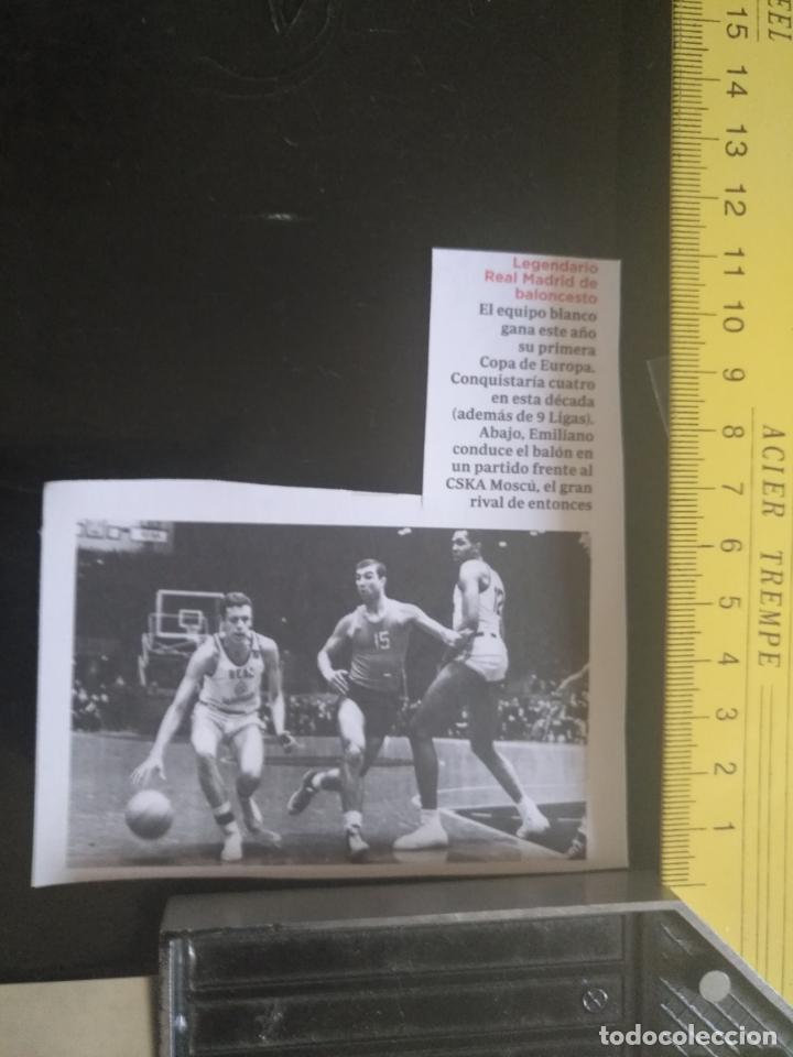 Outros artigos de papel: RECORTE DE PRENSA O REVISTA - BALONCESTO REAL MADRID - BARCELONA