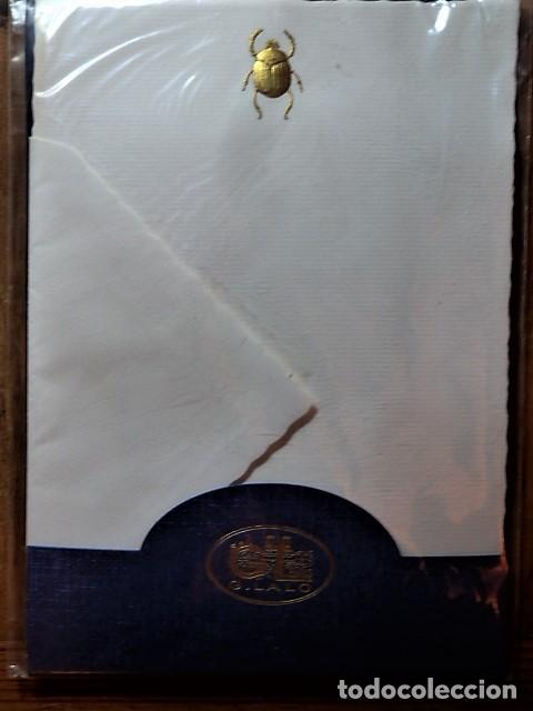 Otros Art&iacute;culos de Coleccionismo en Papel: Sobres y cartas G.Lalo. Papiro escarabajo egipcio.