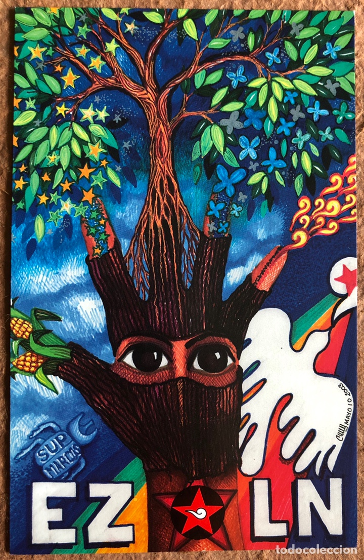 Otros Art&iacute;culos de Coleccionismo en Papel: TARJETA DEL EZLN (EJ&Eacute;RCITO ZAPATISTA DE LIBERACI&Oacute;N NACIONAL), CHIAPAS (2003).