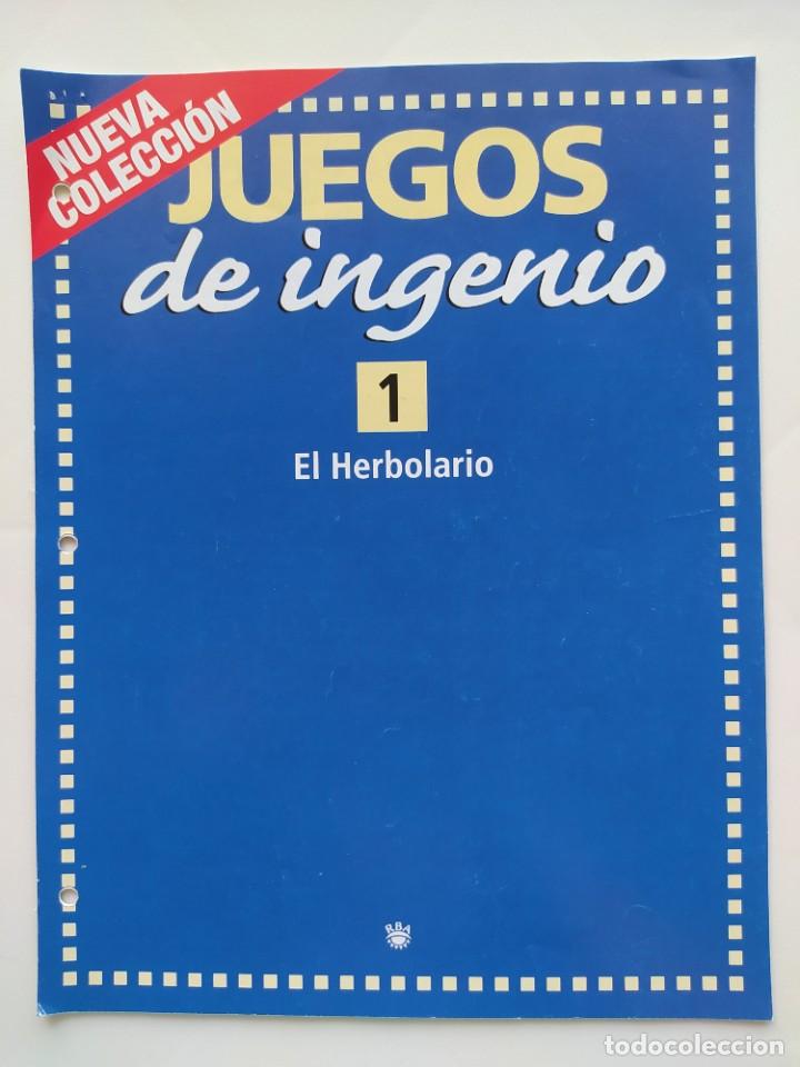 Otros Art&iacute;culos de Coleccionismo en Papel: PRIMER FASCICULO DE JUEGOS DE INGENIO N&ordm; 1 EL HERBOLARIO - RBA - EINSTEIN. PANDEMIAS