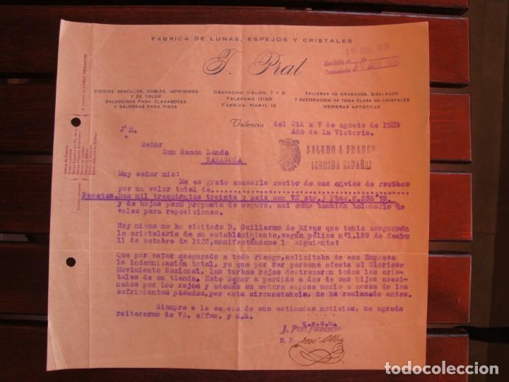 Otros art&iacute;culos de coleccionismo en papel: CARTA DEL 1.939 - Foto 1