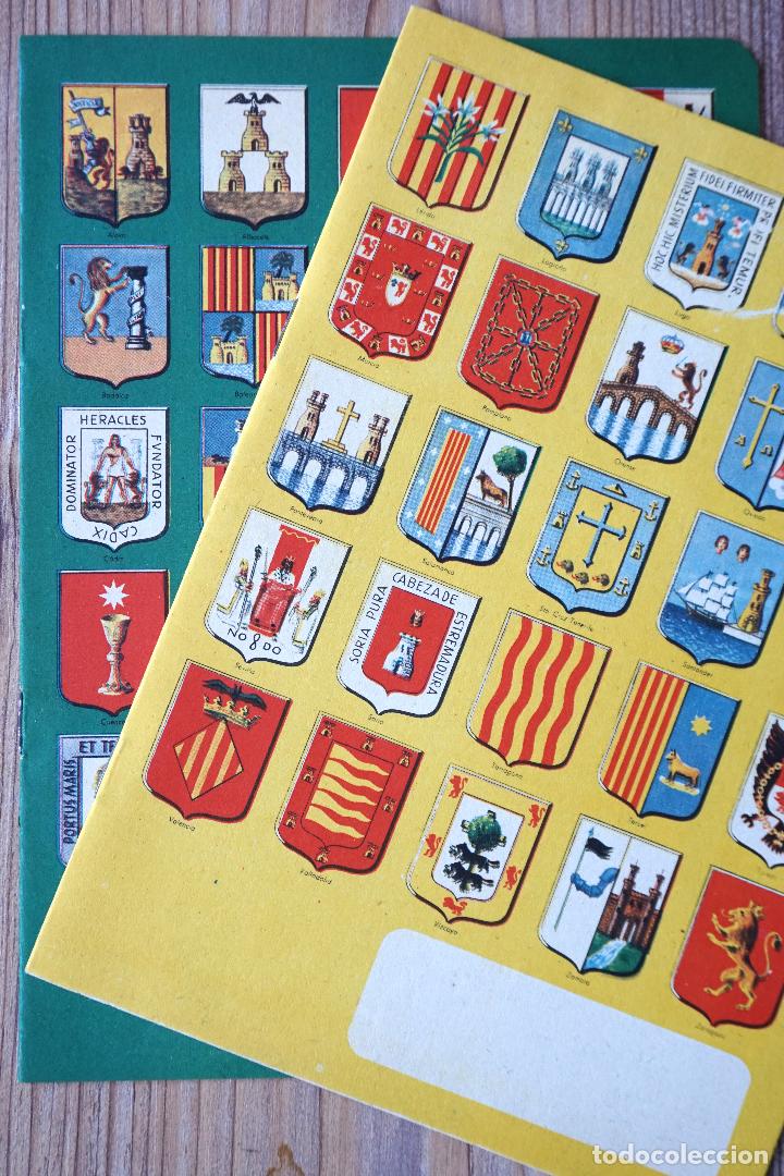 Otros Art&iacute;culos de Coleccionismo en Papel: 2 CUADERNOS LIBRETAS ESCUDOS DE ESPA&Ntilde;A. COMPLETA. 1959. GRANADA M&Aacute;LAGA ALICANTE JA&Eacute;N HUELVA C&Oacute;RDOBA