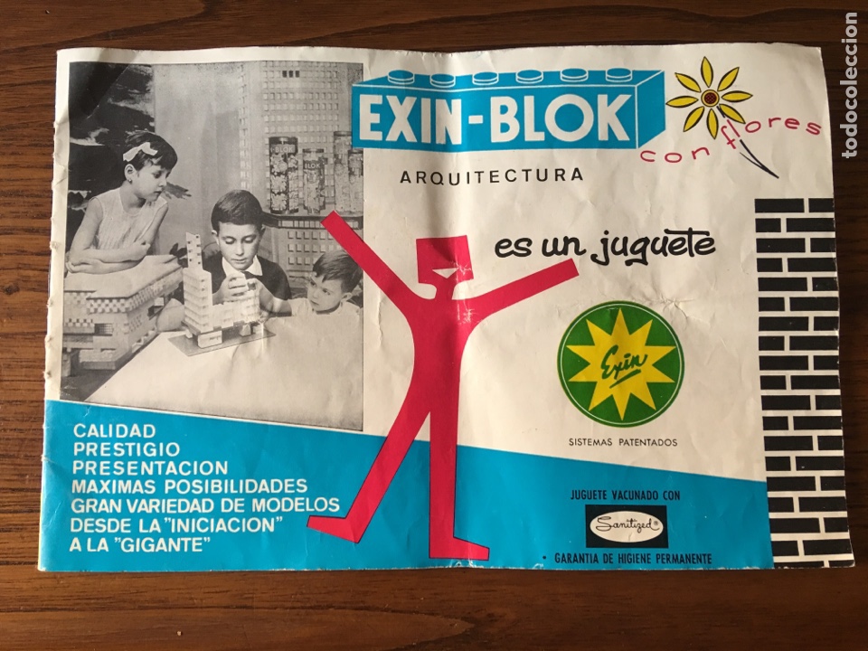 Otros art&iacute;culos de coleccionismo en papel: FOLLETO CAT&Aacute;LOGO INSTRUCCIONES EXIN BLOK JUGUETES