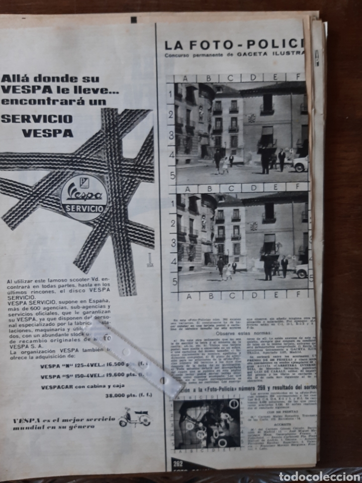 Otros Art&iacute;culos de Coleccionismo en Papel: Publicidad moto vespa de 1962
