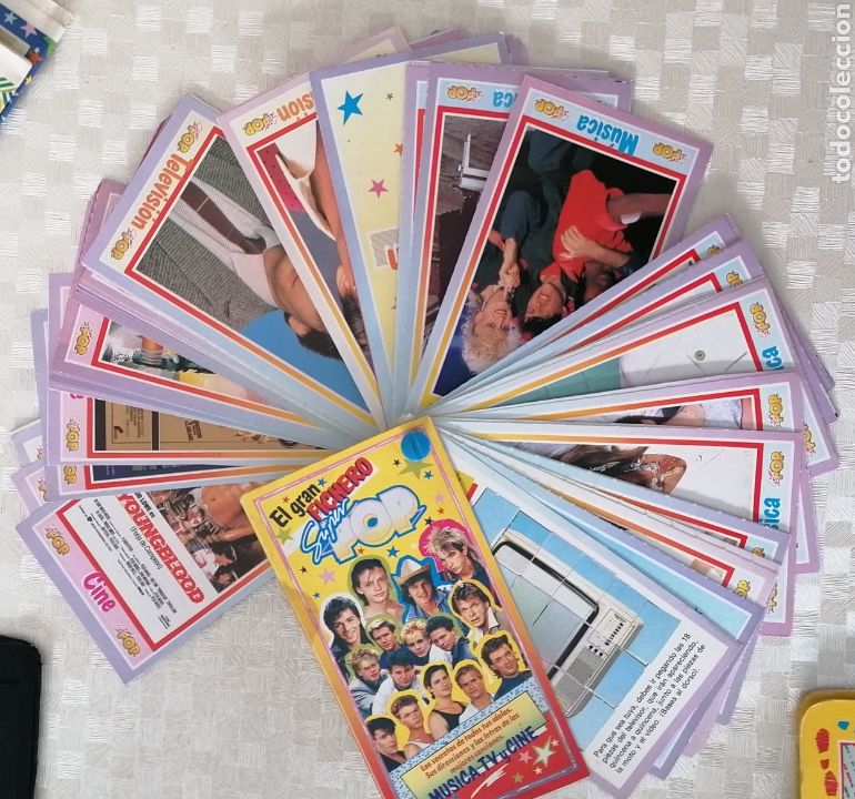 Otros Art&iacute;culos de Coleccionismo en Papel: EL GRAN FICHERO S&Uacute;PER POP con 106 fichas y separadores estilos. revista juvenil a&ntilde;os 80