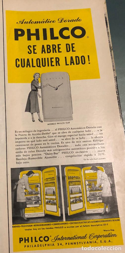 Otros Art&iacute;culos de Coleccionismo en Papel: Publicidad de prensa de frigor&iacute;ficos Philco. Original a&ntilde;o 1954. 14 x 35 cm. Buen estado.