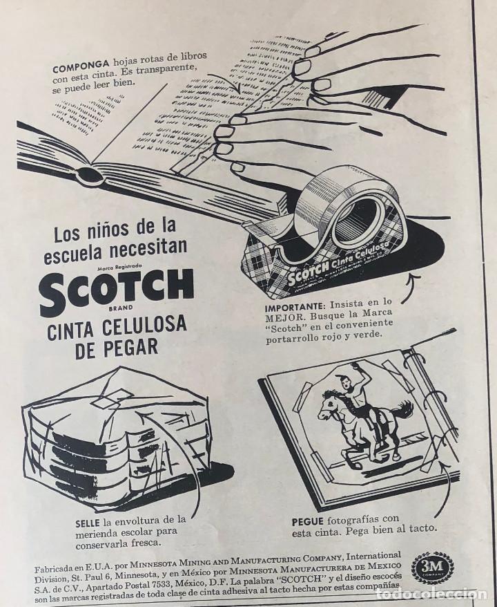 Otros Art&iacute;culos de Coleccionismo en Papel: Publicidad de prensa de cinta de pegar Scotch. Original a&ntilde;o 1954. 14 x 18 cm. Buen estado.