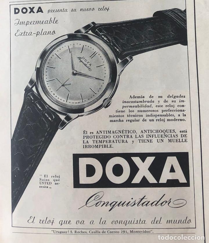 Otros Art&iacute;culos de Coleccionismo en Papel: Publicidad de prensa de relojes Doxa. Original a&ntilde;o 1954. 14 x 18 cm. Buen estado.