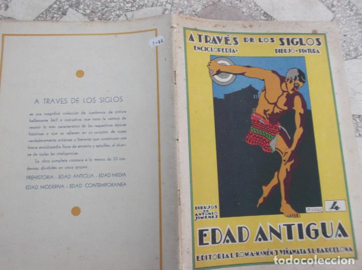 Otros Art&iacute;culos de Coleccionismo en Papel: enciclopedia dibujos y pintura a traves de los siglos, edad antigua n&ordm; 4, antonio jimenez,