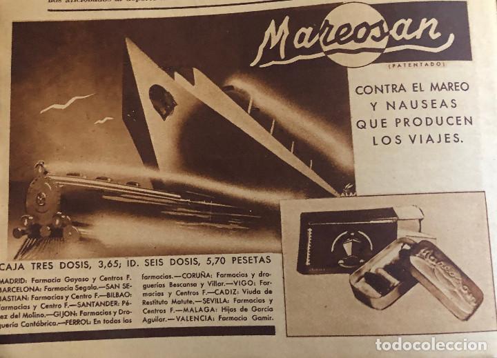 Otros art&iacute;culos de coleccionismo en papel: Publicidad en prensa de pastillas Mareosan. Original a&ntilde;o 1935. 12 x 17 cm. Buen estado.