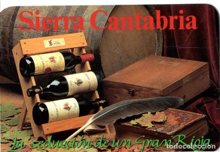 Otros art&iacute;culos de coleccionismo en papel: TARJETA PUBLICIDAD BODEGAS SIERRA CANTABRIA CON CLASIFICACI&Oacute;N A&Ntilde;ADAS AL DORSO