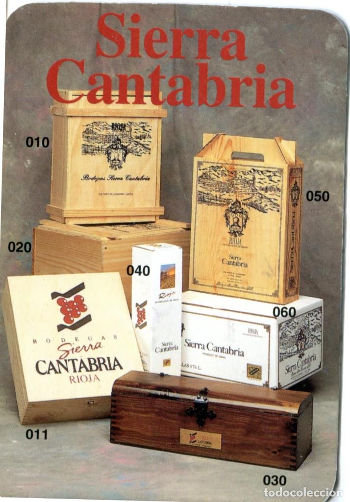 Otros art&iacute;culos de coleccionismo en papel: TARJETA PUBLICIDAD BODEGAS SIERRA CANTABRIA CON CLASIFICACI&Oacute;N A&Ntilde;ADAS AL DORSO