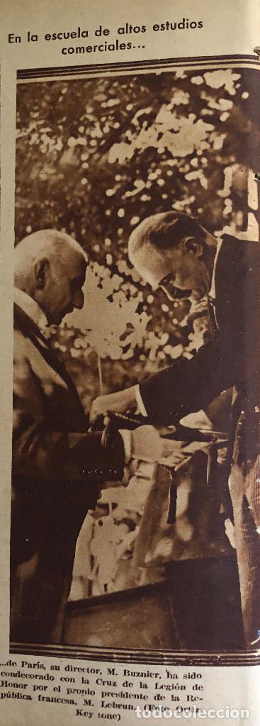 Otros art&iacute;culos de coleccionismo en papel: Fotograf&iacute;a de prensa. Presidente franc&eacute;s Lebrun. Original a&ntilde;o 1935. 8 x 24 cm. Buen estado.