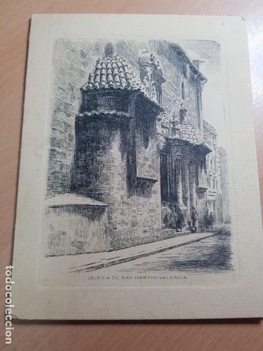 Paper Collecting Others: ANTIGUA FELICITACION IGLESIA DE SAN MARTIN VALENCIA