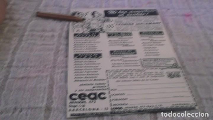 Otros Art&iacute;culos de Coleccionismo en Papel: RECORTE PUBLICIDAD A&Ntilde;O 1967 - CURSOS MECANICA VESPA - CEAC - BARCELONA