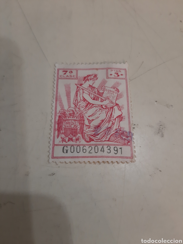 Sammelleidenschaft Andere Papierartikel: POLIZA 7 CLASE 3 PESETAS SERIE G 0062004391