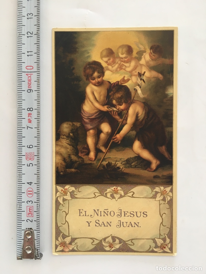 Otros art&iacute;culos de coleccionismo en papel: ESTAMPA RELIGIOSA. EL NI&Ntilde;O JES&Uacute;S Y SAN JUAN.