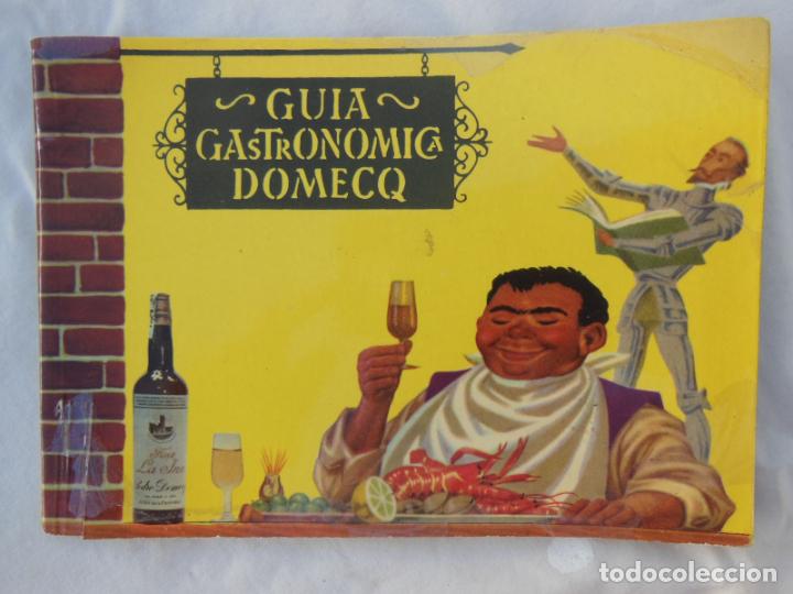 Outros artigos de papel: GU&Iacute;A GASTRON&Oacute;MICA DOMECQ. Fecha entre 1950 y 1960