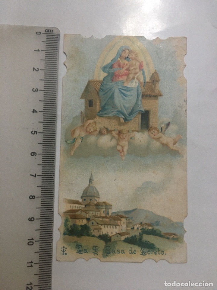 Altri oggetti di carta: ESTAMPA RELIGIOSA. LA S. CASA DE LORETO.
