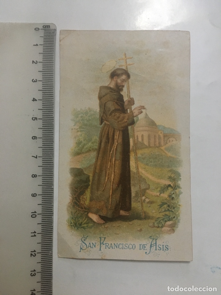 Altri oggetti di carta: ESTAMPA RELIGIOSA. SAN FRANCISCO DE ASIS.