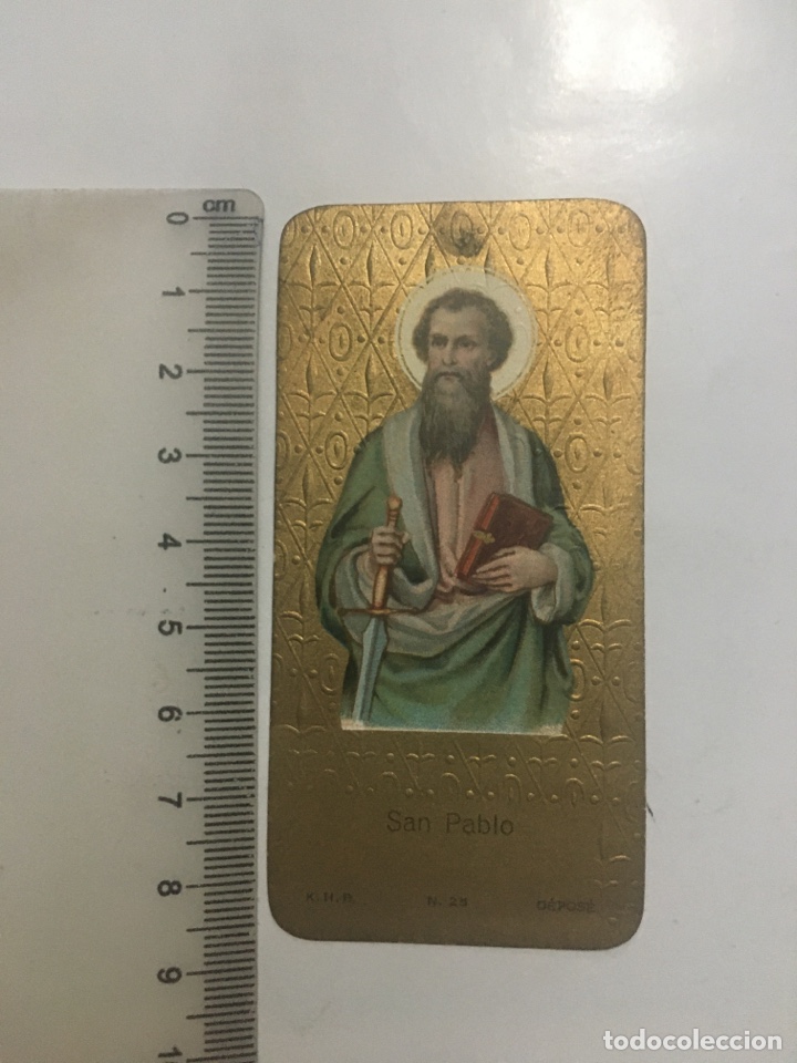 Altri oggetti di carta: ESTAMPA RELIGIOSA. SAN PABLO.