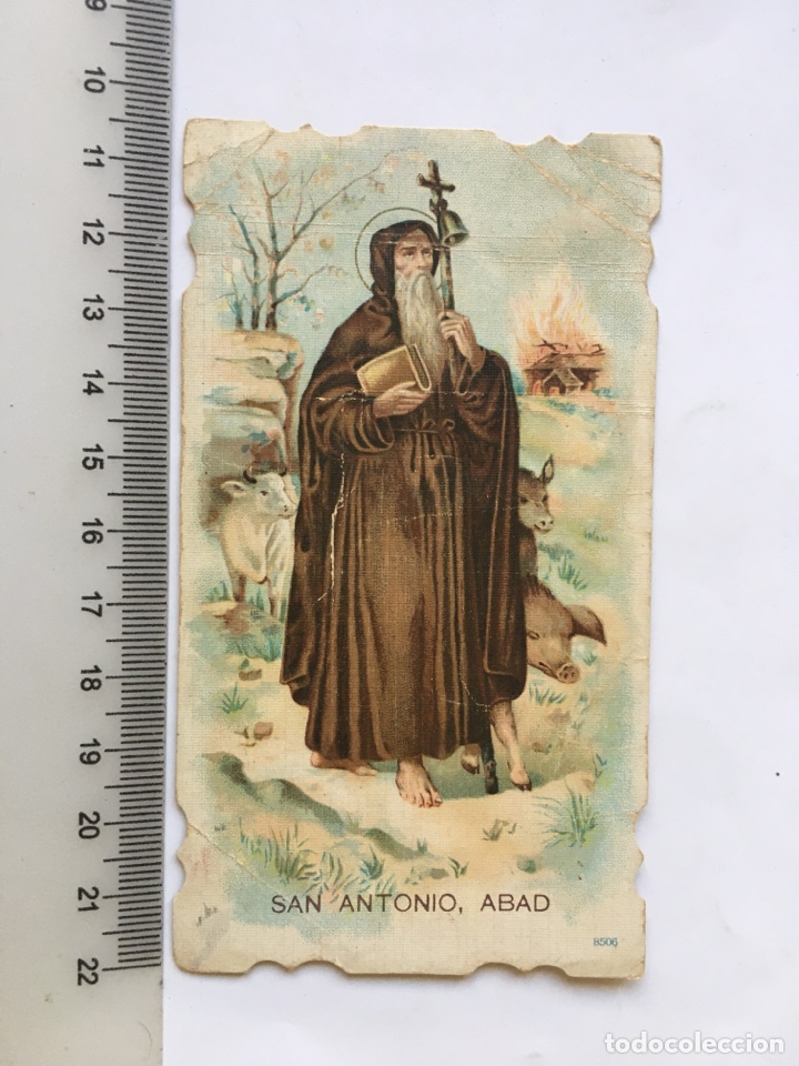 Otros Art&iacute;culos de Coleccionismo en Papel: ESTAMPA RELIGIOSA. SAN ANTONIO ABAD.