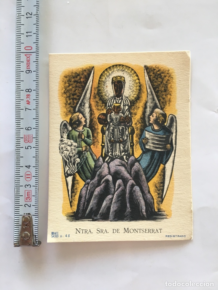 Altri oggetti di carta: ESTAMPA RELIGIOSA. NTRA. SRA. DE MONTSERRAT