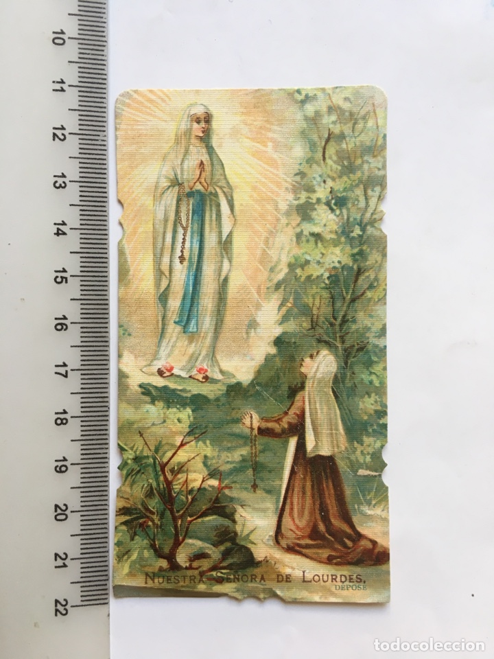 Sammelleidenschaft Andere Papierartikel: ESTAMPA RELIGIOSA. NUESTRA SE&Ntilde;ORA DE LOURDES.