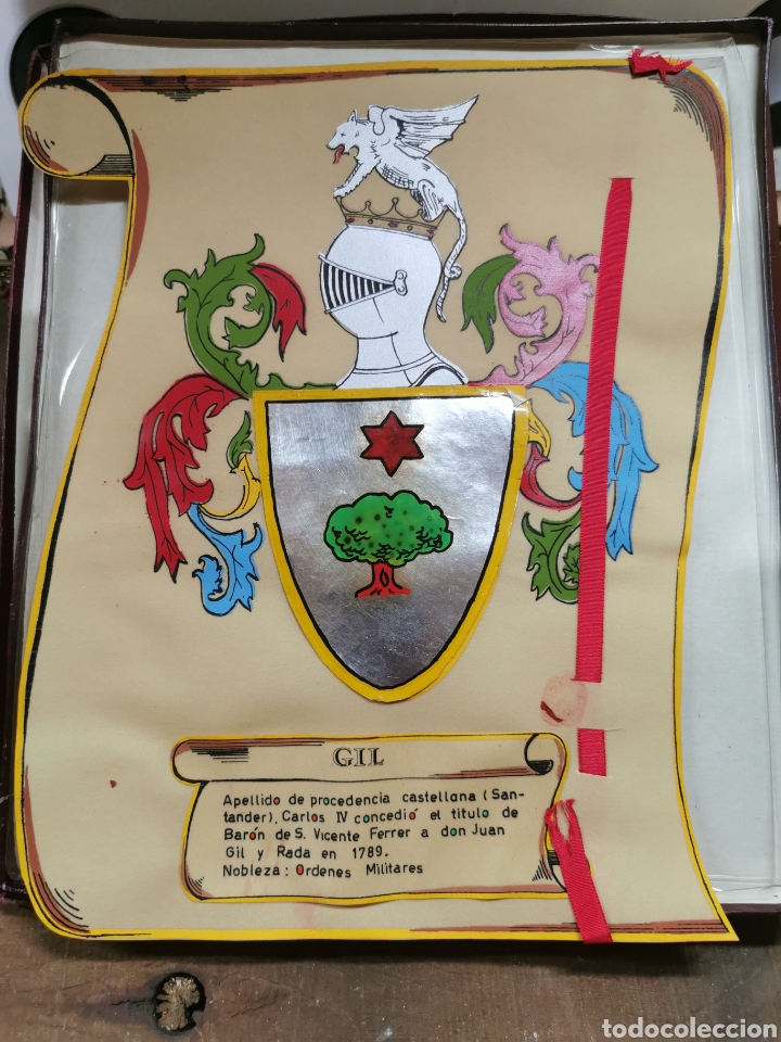 Paper Collecting Others: Escudo nobiliario apellido Gil