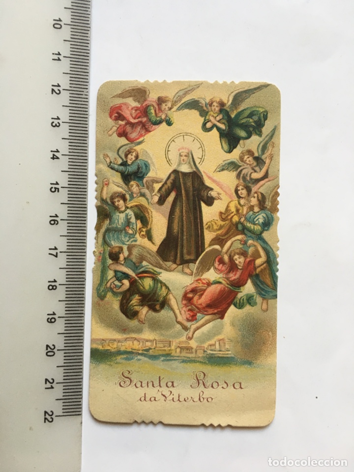 Sammelleidenschaft Andere Papierartikel: ESTAMPA RELIGIOSA. SANTA ROSA DA VITERBO. RESE&Ntilde;A HIST&Oacute;RICA. PREGHIERA. VITERBO.