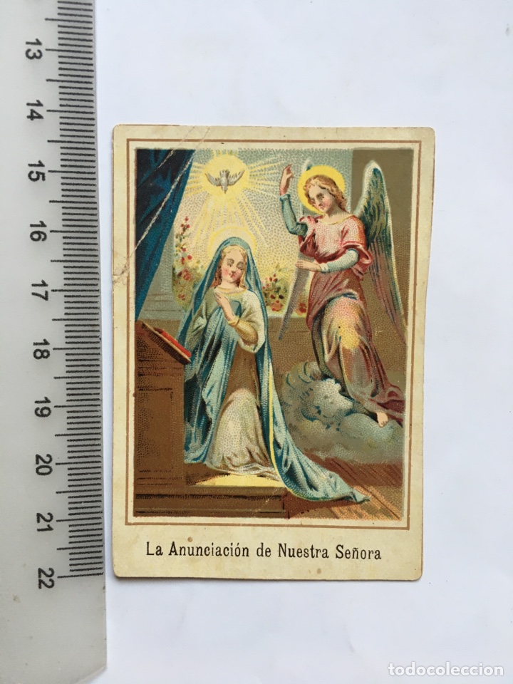 Sammelleidenschaft Andere Papierartikel: ESTAMPA RELIGIOSA. LA ANUNCIACI&Oacute;N DE NUESTRA SE&Ntilde;ORA.