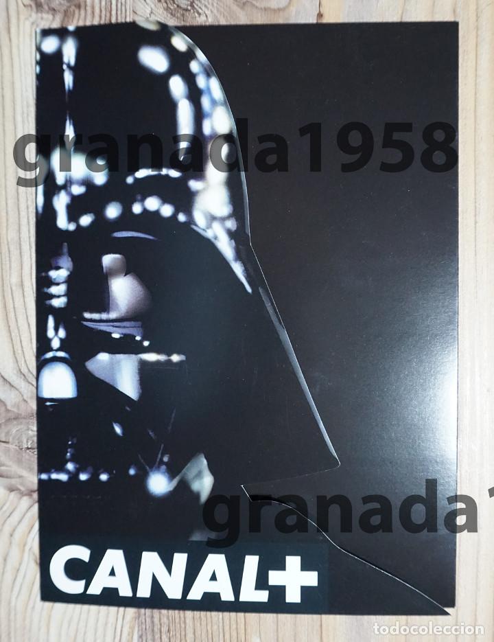 Otros Art&iacute;culos de Coleccionismo en Papel: FOLLETO TR&Iacute;PTICO TROQUELADO GUERRA DE LAS GALAXIAS STAR WARS CANAL+ A&Ntilde;O 2000 APROX