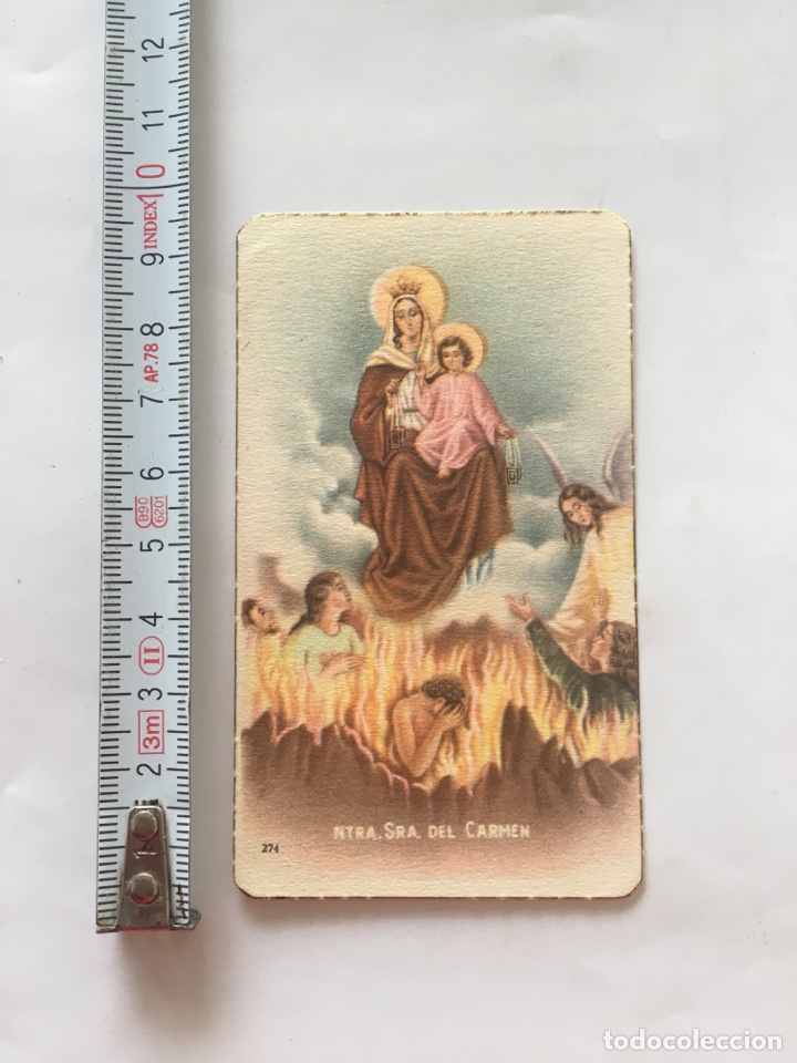 Otros Art&iacute;culos de Coleccionismo en Papel: ESTAMPA RELIGIOSA. NTRA. SRA. DEL CARMEN.