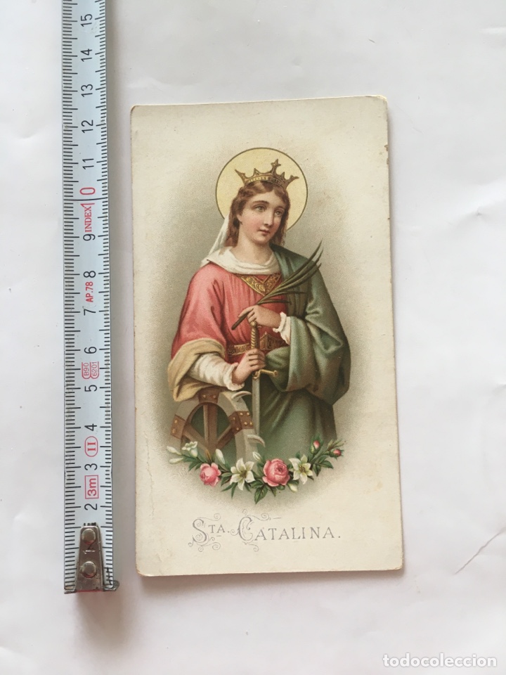 Otros Art&iacute;culos de Coleccionismo en Papel: ESTAMPA RELIGIOSA. STA. CATALINA.