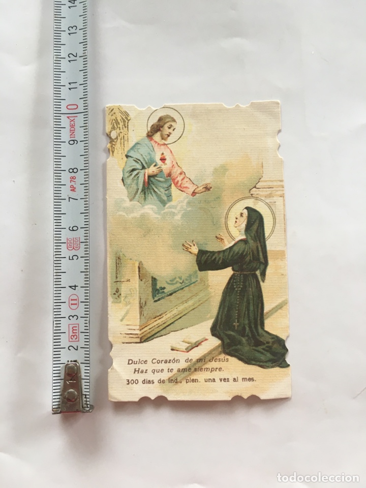 Sammelleidenschaft Andere Papierartikel: ESTAMPA RELIGIOSA. DULCE CORAZ&Oacute;N DE MI JESUS. INDULG&Ecirc;NCIAS.