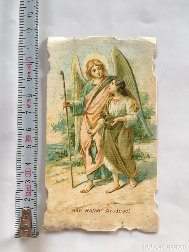 Otros Art&iacute;culos de Coleccionismo en Papel: ESTAMPA RELIGIOSA. SAN RAFAEL ARC&Aacute;NGEL. DEVOCI&Oacute;N AL GLORIOSO... VAL&Egrave;NCIA.