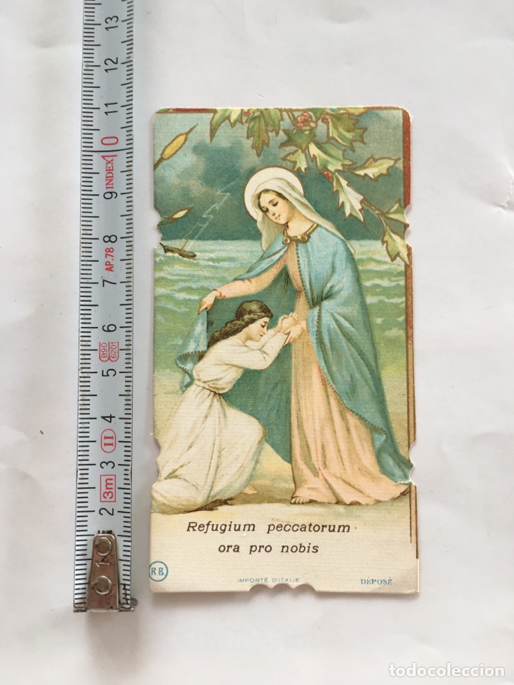 Otros Art&iacute;culos de Coleccionismo en Papel: ESTAMPA RELIGIOSA. REFUGIUM PECCATORUM. IMPORTE D&rsquo; ITALIE.