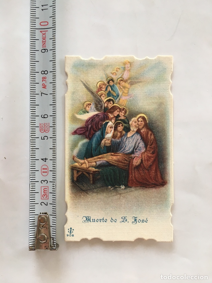 Otros Art&iacute;culos de Coleccionismo en Papel: ESTAMPA RELIGIOSA. MUERTE DE S. JOS&Eacute;.