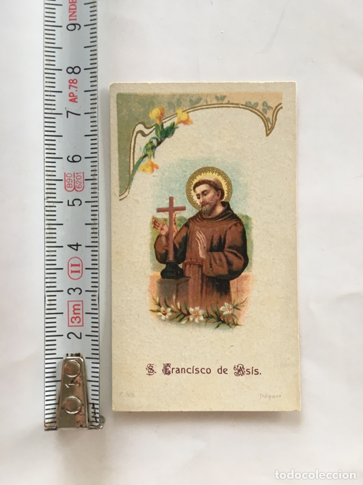 Otros Art&iacute;culos de Coleccionismo en Papel: ESTAMPA RELIGIOSA. SAN FRANCISCO DE ASIS. ORACI&Oacute;N.