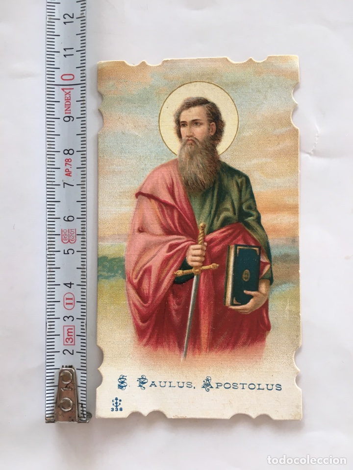 Otros Art&iacute;culos de Coleccionismo en Papel: ESTAMPA RELIGIOSA. S. PAULUS. APOSTOLUS.