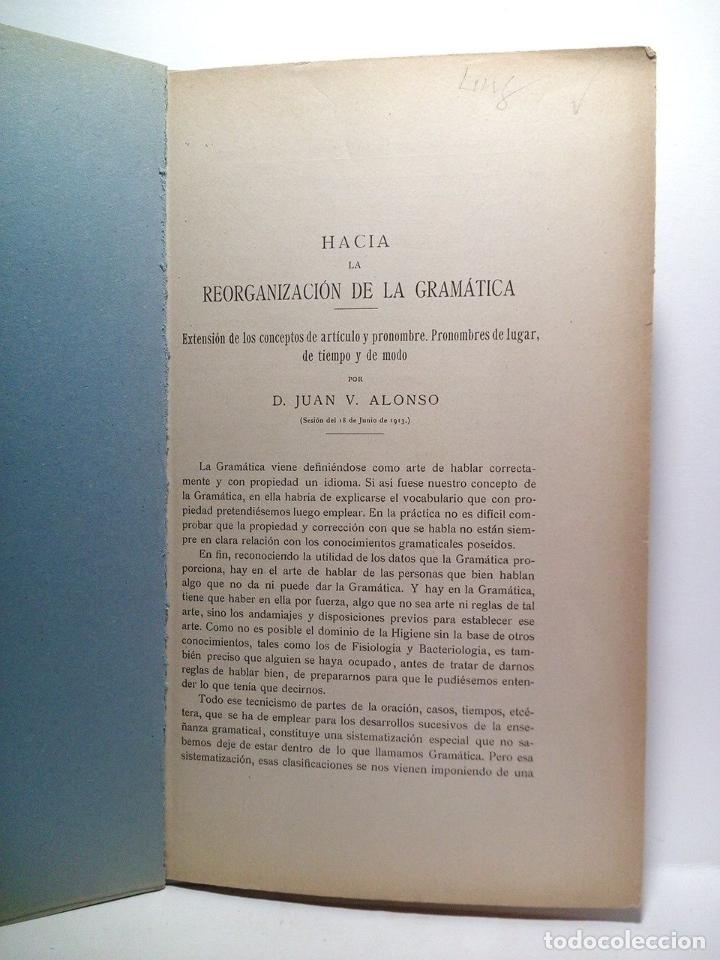 Paper Collecting Others: ALONSO, Juan V. - Hacia la reorganizaci&oacute;n de la gram&aacute;tica: Extensi&oacute;n de los conceptos de art&iacute;culo y