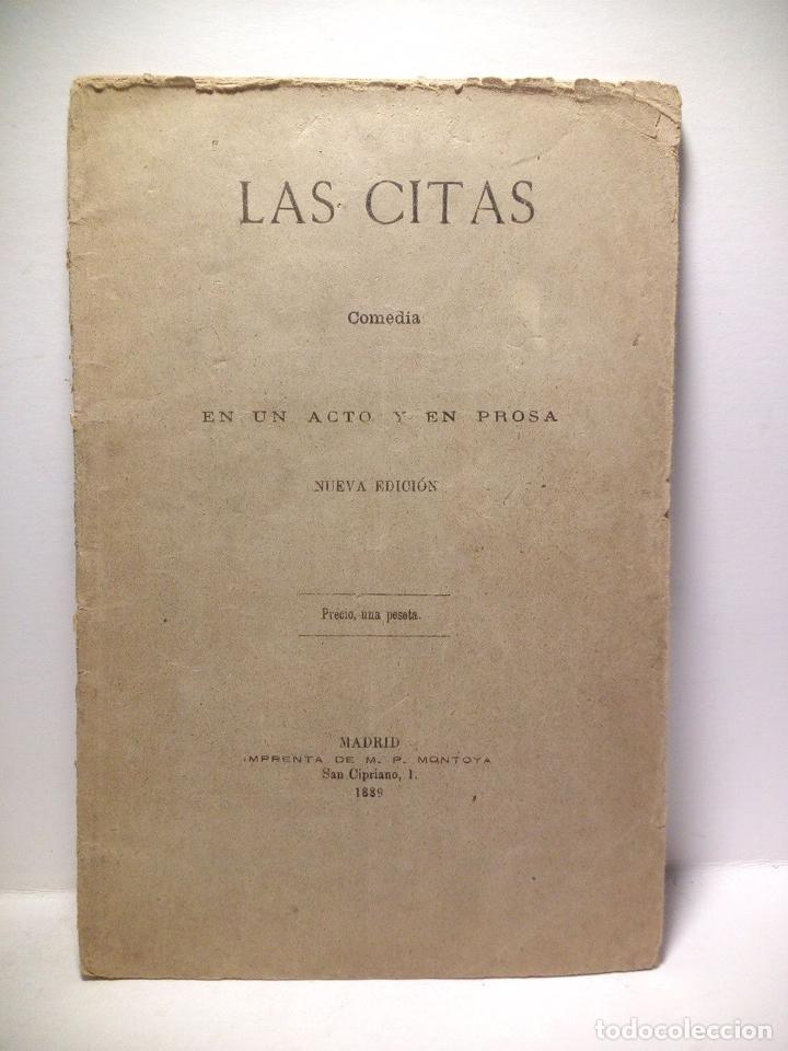 Otros art&iacute;culos de coleccionismo en papel: ANONIMO - Las Citas. (Comedia en un acto y en prosa) - Foto 1