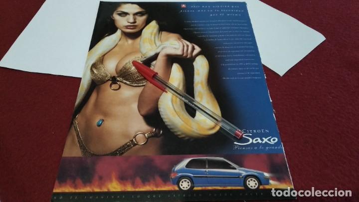 Sammelleidenschaft Andere Papierartikel: PUBLICIDAD HOJA REVISTA A4 ( Citro&euml;n - Saxo 1997 )