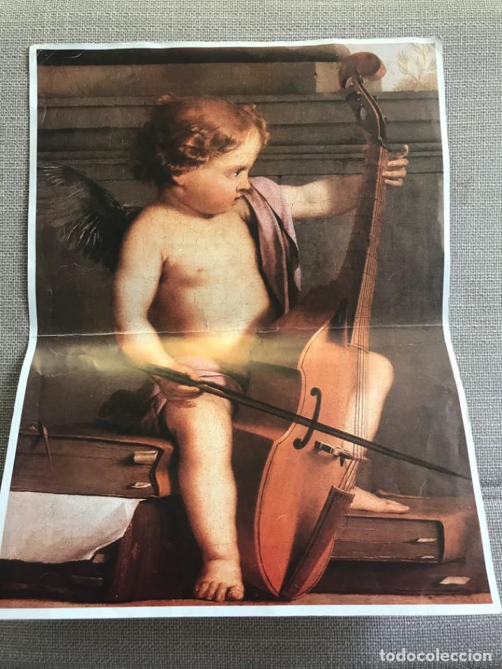 Otros Art&iacute;culos de Coleccionismo en Papel: LAMINA DE ANGELITO LAURENT DE LA HYNE (PUTTO PLAYING THE BASS VIOLIN) 40 X 30 CM.