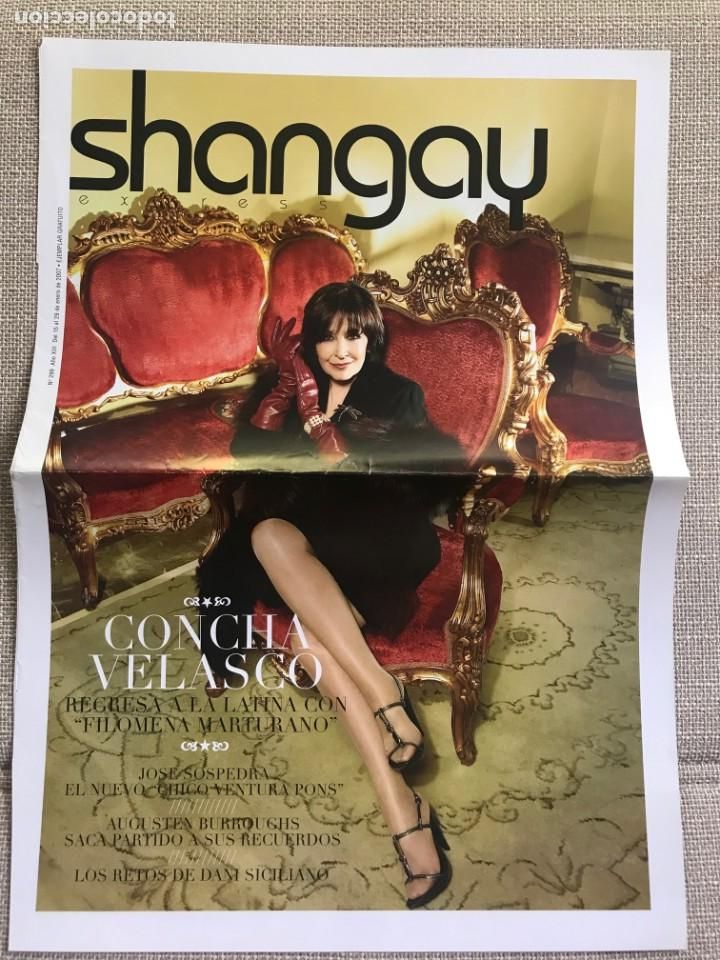 Otros art&iacute;culos de coleccionismo en papel: PORTADA Y ENTREVISTA REVISTA SHANGAY A CONCHA VELASCO A&Ntilde;O 2007 OBRA FILOMENA MARTURANO.