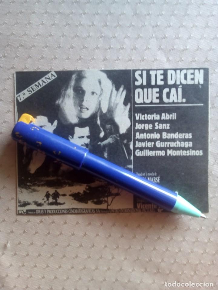 Otros Art&iacute;culos de Coleccionismo en Papel: recorte de peri&oacute;dico-de la pel&iacute;cula Si te dicen que ca&iacute;-Mars&eacute;.